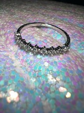 Rhombus shape stones Ring