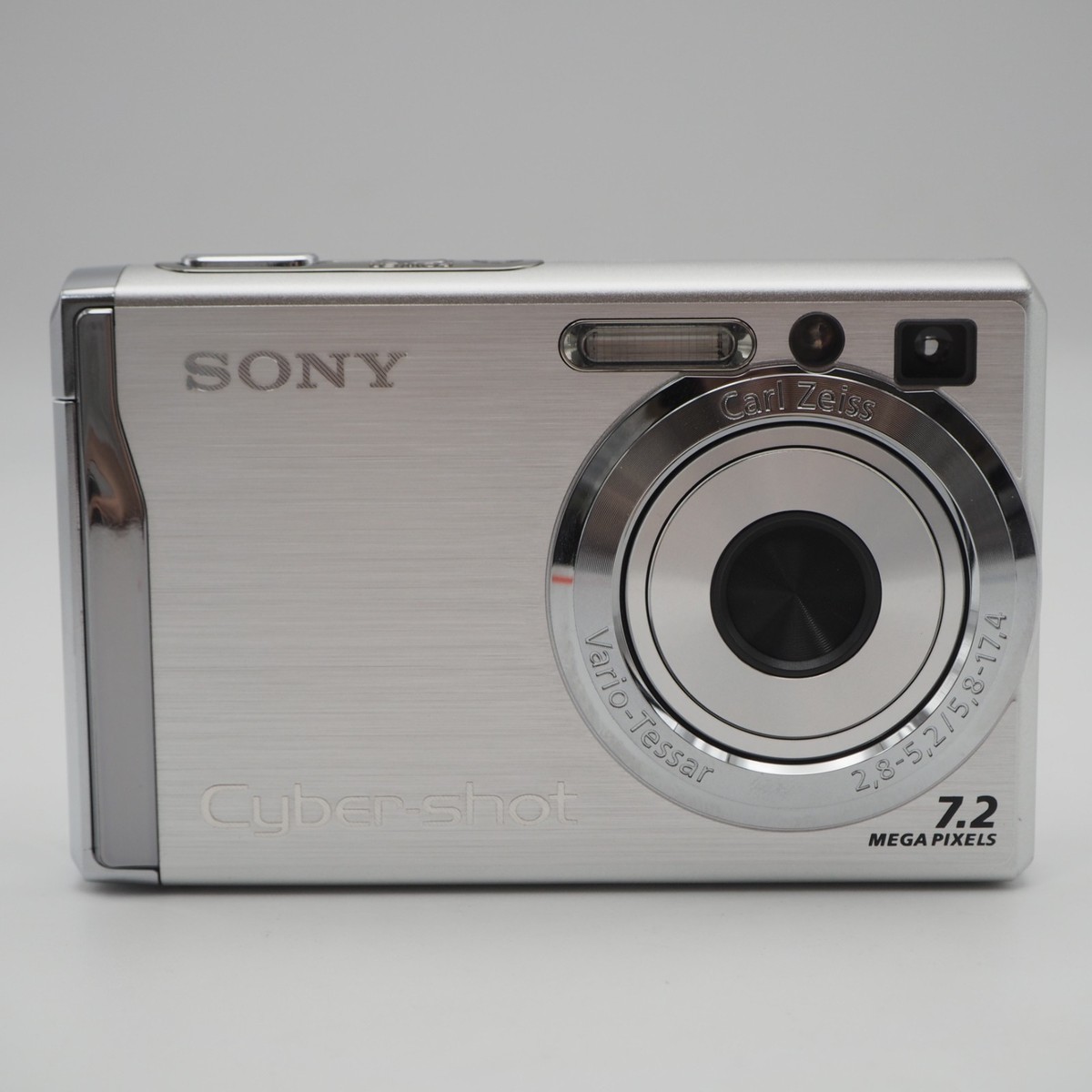 N Mint] Sony Cyber-shot DSC-W80 silver Digital Camera 7.2MP w