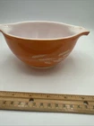 Pyrex #441 Autumn Harvest Wheat Cinderella Bowl, 750mL, Vintage
