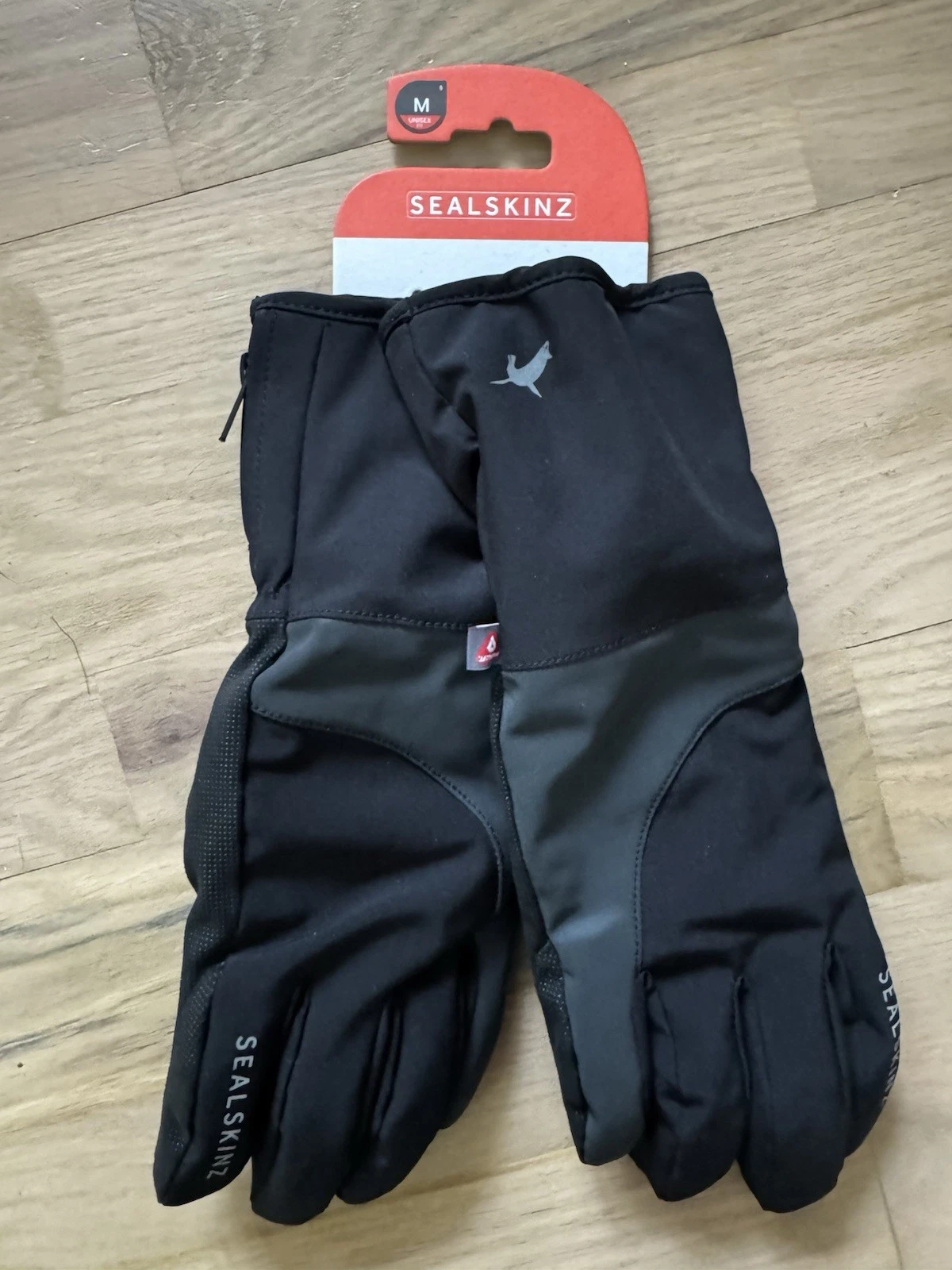 Sealskinz Marsham Waterproof Cold Weather Reflective Cycle Gloves M NWT