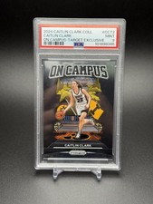 2024 Panini Caitlin Clark Collect. On Campus CC-T2 Exclusive Rookie Iowa PSA 9