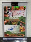 Stephen Curry Brock Purdy 2026 Wild Card Splat Dual Auto Sealed 1/1