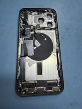 iPhone 15 Pro max Black Frame Housing Replacement With OEM- CRACKED BACK