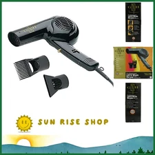 1875-Watt Gold Professional Hair Dryer: Versatile, Lightweight & Travel-Friendly