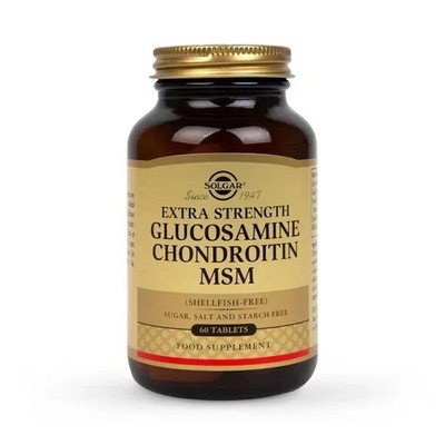 Solgar extra starkes Glucosamin Chondroitin MSM 60 Tabletten (EXP: 28.01.)