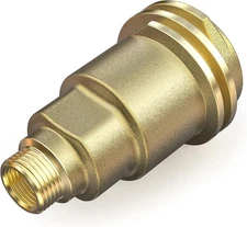 5042 QCC1 Propane Gas Fitting Hose Adapter with 1/4 Inch Male Pipe Thread, Propa
