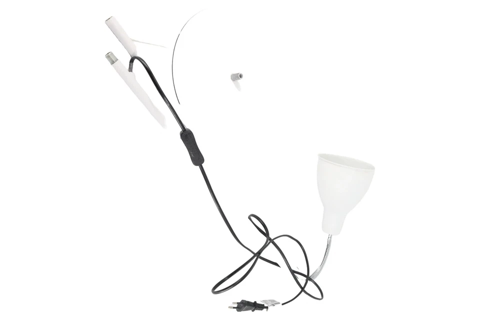 IKEA Lampadaire Blanc Moderne Minimaliste Acier Plastique - Photo 1/2