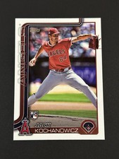 2025 Topps Series 1 Jack Kochanowicz Rookie #17 Los Angeles Angels RC (R)