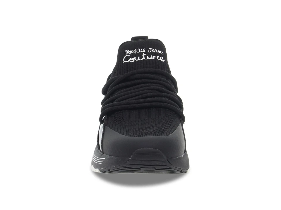 Baskets Versace Jeans Couture DYNAMIC NE en tissu noir - Chaussures Femme - Photo 4/4