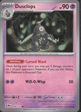 Pokemon TCG - Dusclops 036/131 Master Ball Reverse Prismatic Evolutions - 1103