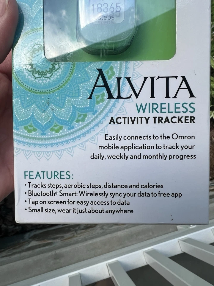 Omron Alvita Wireless Activity Tracker Bluetooth Smart HJ-327T New Opened Box - Image 3 of 4