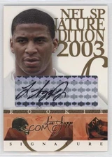 2003 SP Signature Edition Signature Black Ink Lee Suggs #LS Rookie Auto RC