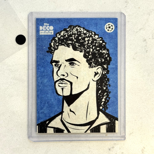 Roberto Baggio 2025 Topps Deco UEFA Artistry card