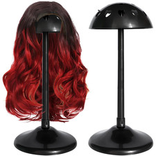 Wig Stand Adjustable Wig Holder with Lace Non-Slip Wig Head Display for Styling