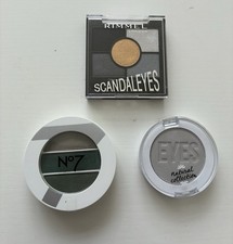 Eyeshadow Palettes by No. 7,  Rimmel  & Boots Natural Collection (mono)  Set A