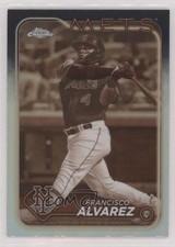 2024 Topps Chrome Sepia Refractor Francisco Alvarez #188 1au7