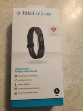 Fitbit Alta HR Fitness Activity Tracker w/ Heart Rate Monitor FB408 Black Band