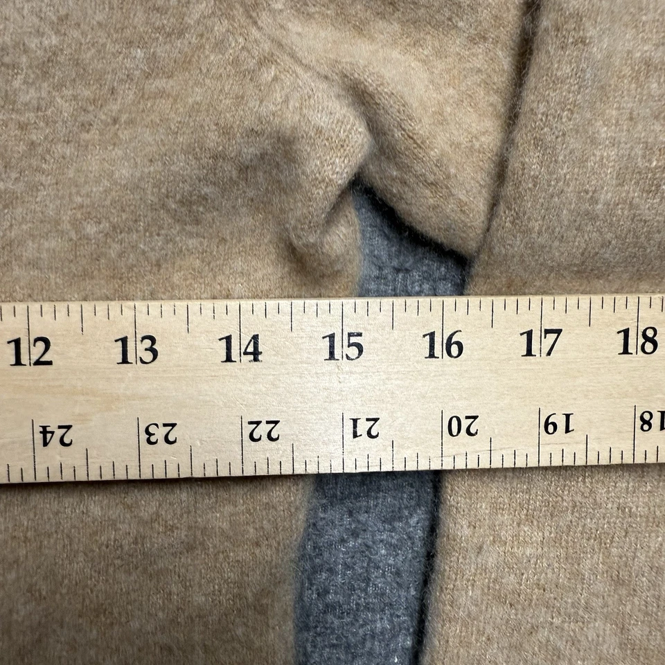 Charter Club Luxury Cashmere Sweater Women's Small Camel Tan Long Sleeve - Image 4 of 4
