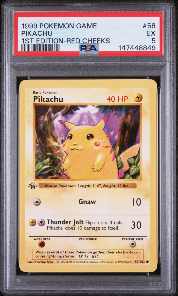 Pikachu 58/102 Base Set (Shadowless) for sale | eBay