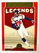 2022 Panini Classics Cris Carter ORANGE Legends Insert Card SP #/199 Vikings!