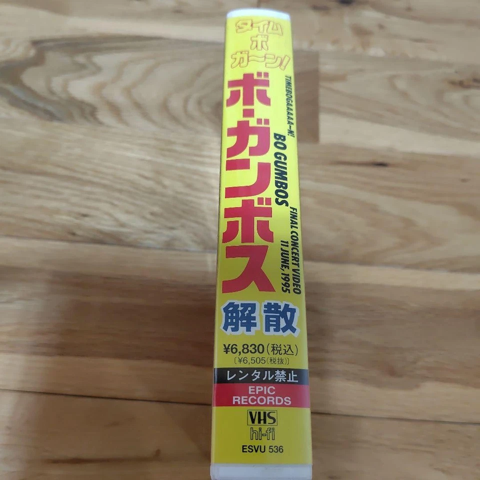 Bo Gambos "Time Bogaan" VHS Concert Disbandment 1995 Hibiya Outdoors Used - Image 2 of 4