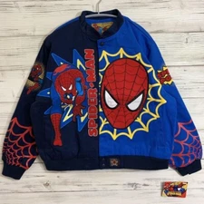 JH Design Spiderman Racing Jacket Size Youth 2XL Japan MINT w/tag
