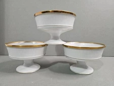 Set of 3 "Classique d'Orr" Fritz and Floyd Custard Dishes 4.25" dia x 3" tall