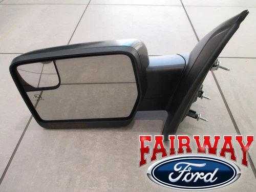 11 thru 14 F-150 OEM Ford Power Fold Heated Signal Puddle Mirror LH Driver NEW