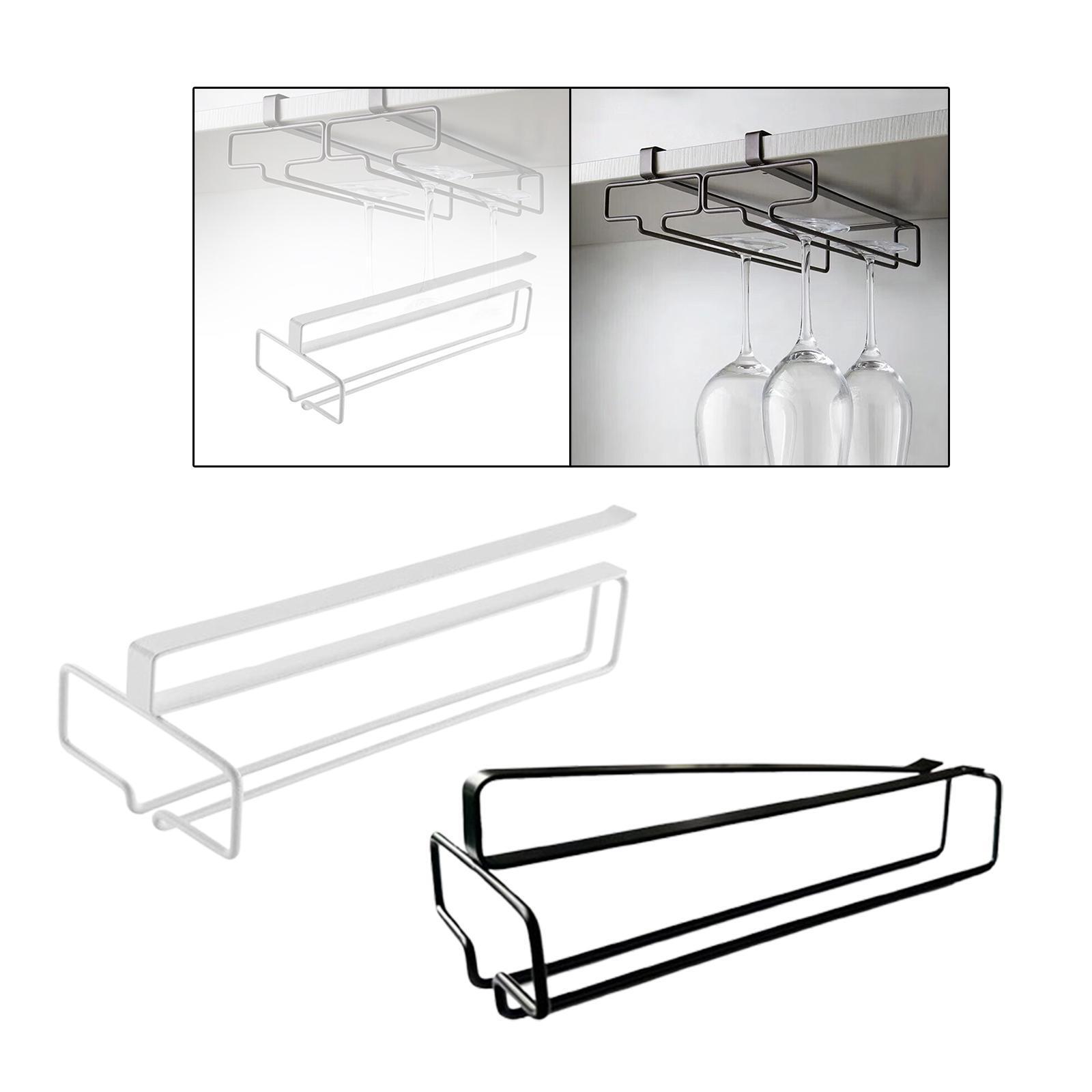 under Wine Glass Rack, Iron Creative Wine Glass Rack, Carbon