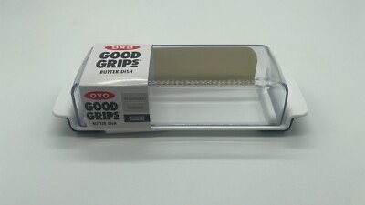OXO GOOD GRIPS WHITE BUTTER DISH BRAND NEW