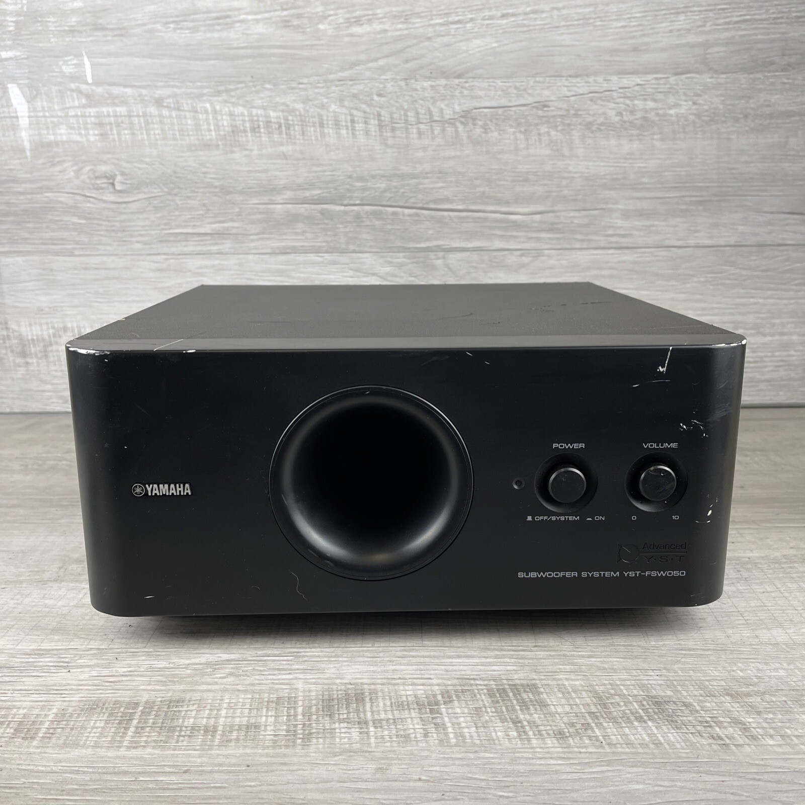 Yamaha YSTFSW050 Low Profile Home Stereo Theater Powered Subwoofer eBay