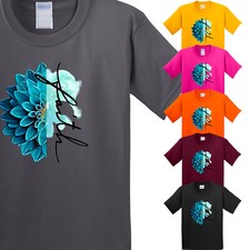 Jesus Cross Flower Faith Kid's Short Sleeve t-Shirt USA Religious New Gift Tee