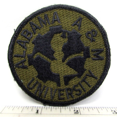 Alabama Unit Patch Vintage Alabama A & M University ROTC Jacket Patch Bulldogs Huntsville ...