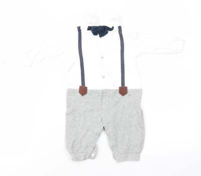 ShenZhen YEY Garment Ltd Jungen weiß Baumwollmischung Strampler Einteiler Größe 0-3M