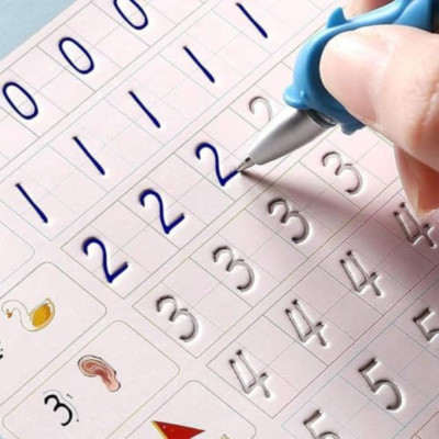 Reusable Grooved Handwriting Workbook, Magic Practice Copybook, Reusable Handwri