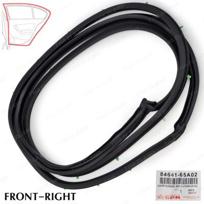 1989-1995 Suzuki Vitara 2 Dr Front Right Door Rubber Seal