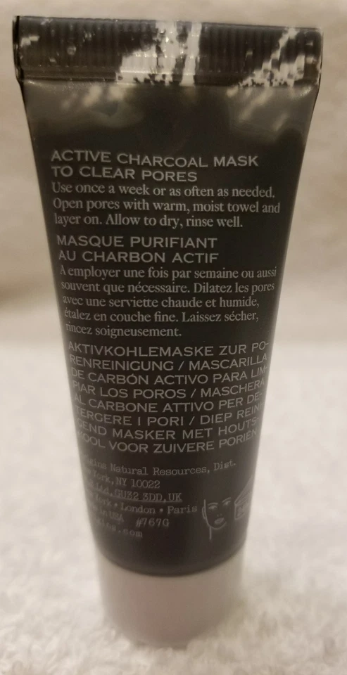 Origins CLEAR IMPROVEMENT Active Charcoal Mask Clear Pores Tube .5 oz/15mL New - Image 2 of 3