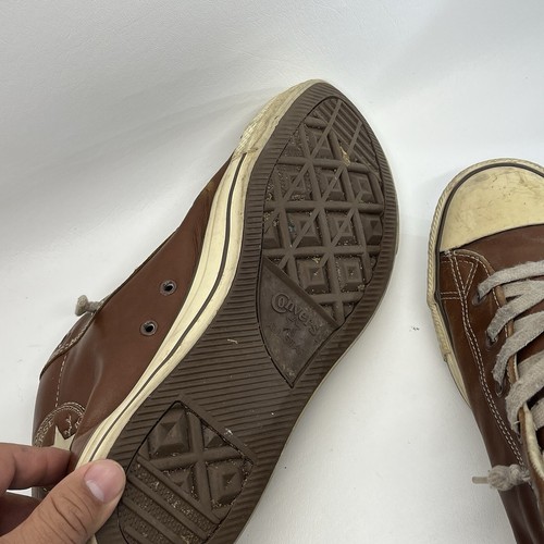 Size 12 Converse Chuck Taylor All Star Shoes Street Mid Pinecone Brown 136420C - Picture 10 of 11