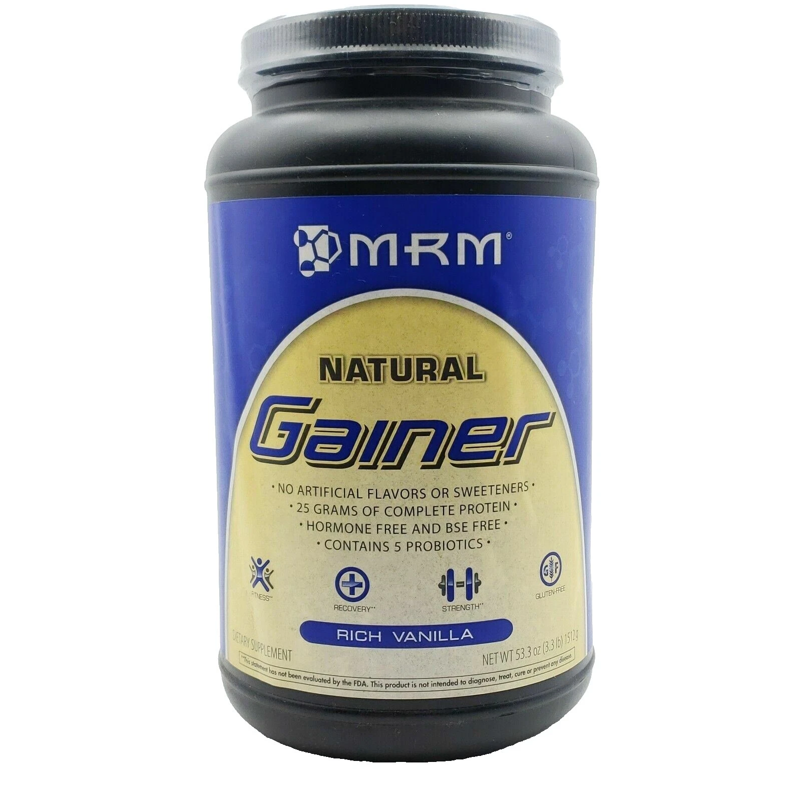 Barras de energía y resistencia MRM en polvo, bebidas y pastillas