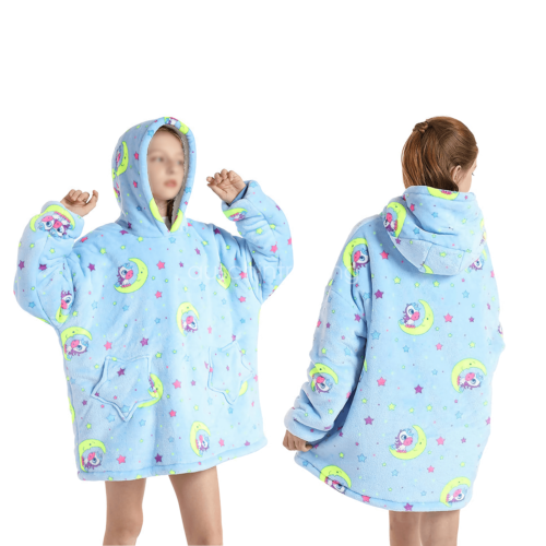 Flannel Hoodie Blanket: Snuggle Up in Soft Comfort - Picture 8 of 25