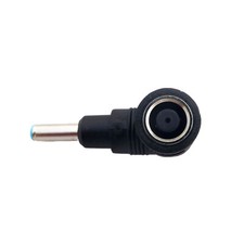 DC Power Adapter Connector 7.4x5.0mm Female To 4.5x3.0mm Male Angled for HP DELL