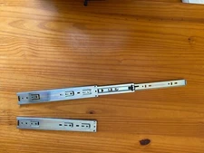 12" Full Extension Ball Bearing Heavy Duty Drawer Slide Track Rail 100-lb