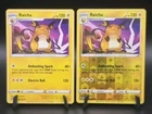 Pokemon Card Raichu 050/195 Reverse Holo & Non Holo Silver Tempest Bundle