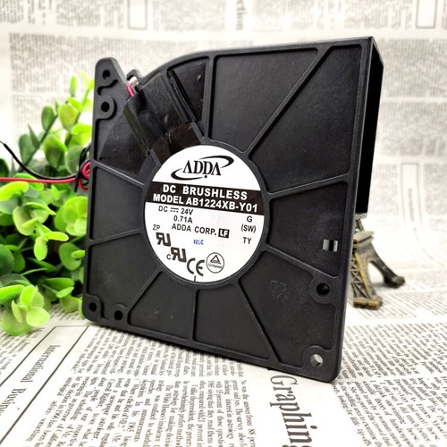 1pc ADDA AB1224XB-Y01 0.70A 12V 12032 Double Ball Large Air Volume Blower
