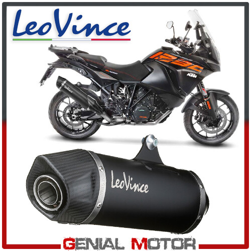 Exhaust pot black steel ktm 1290 super 