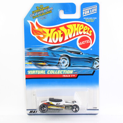 Hot Wheels 2000 - COLLECTOR BLUE CARD - TRACK T- VIRTUAL COLLECTION