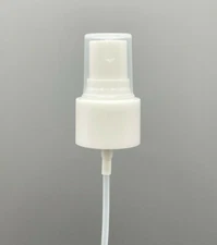 White Plastic Spray Pump Smooth 24-410, with cap, 8" dip tube (1500 PIECES)