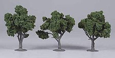 NEW Woodland Assembled Tree Dark Green 4" Train Scenery N/HO TR1508