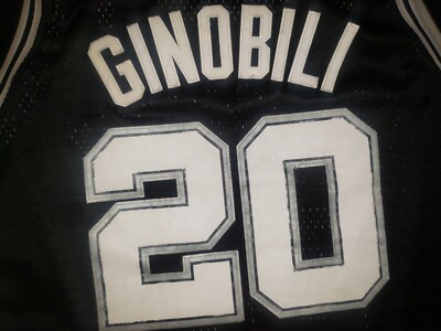 Vintage Adidas NBA San Antonio Spurs Swingman Jersey Manu Ginobili