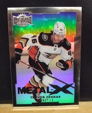 2021-22   trevor zegras  skybox metal    metal-X   rookie   201/499   ducks